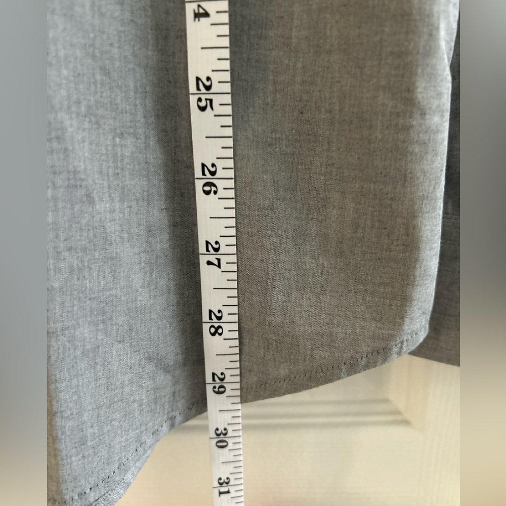 Express 1MX Extra Slim Fit Dress Shirt in Gray M (15-15.5) - Picture 7 of 10